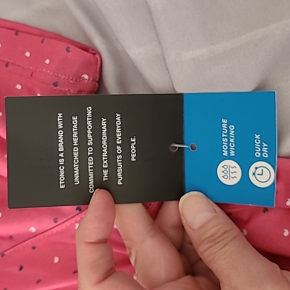 Etonic Collar Shirt, XL, Pink - Picture 7 of 7